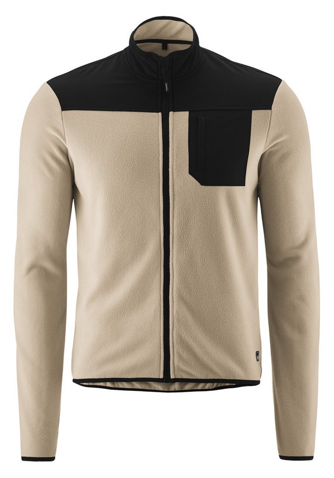 Gonso Radtrikot Adventure Jersey Fleece M Herren Fahrradtrikot langarm, weiches Fleece-Material, Full-Zip Trikot von Gonso