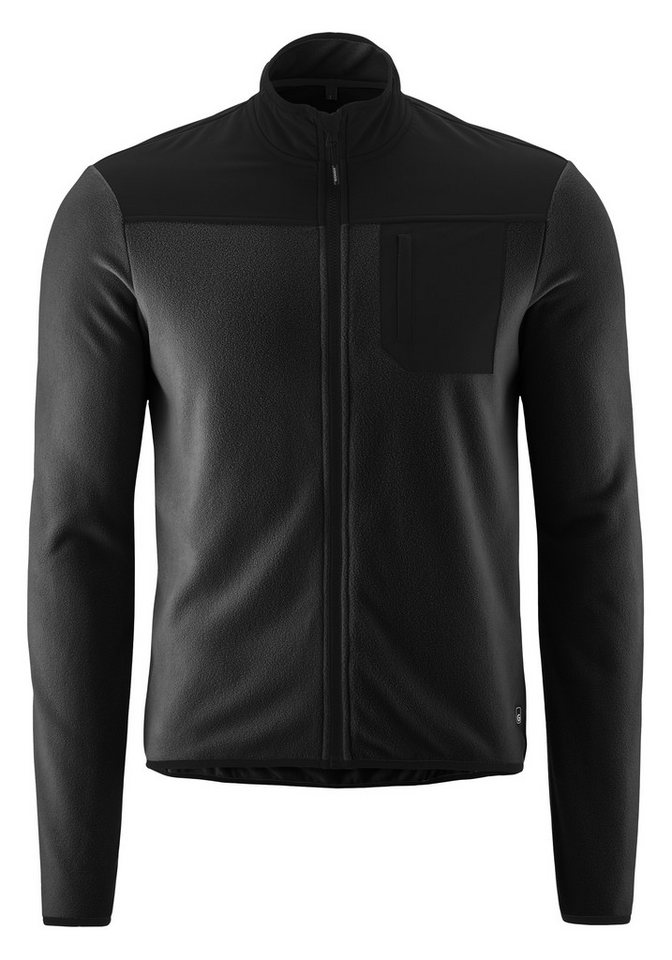 Gonso Radtrikot Adventure Jersey Fleece M Herren Fahrradtrikot langarm, weiches Fleece-Material, Full-Zip Trikot von Gonso