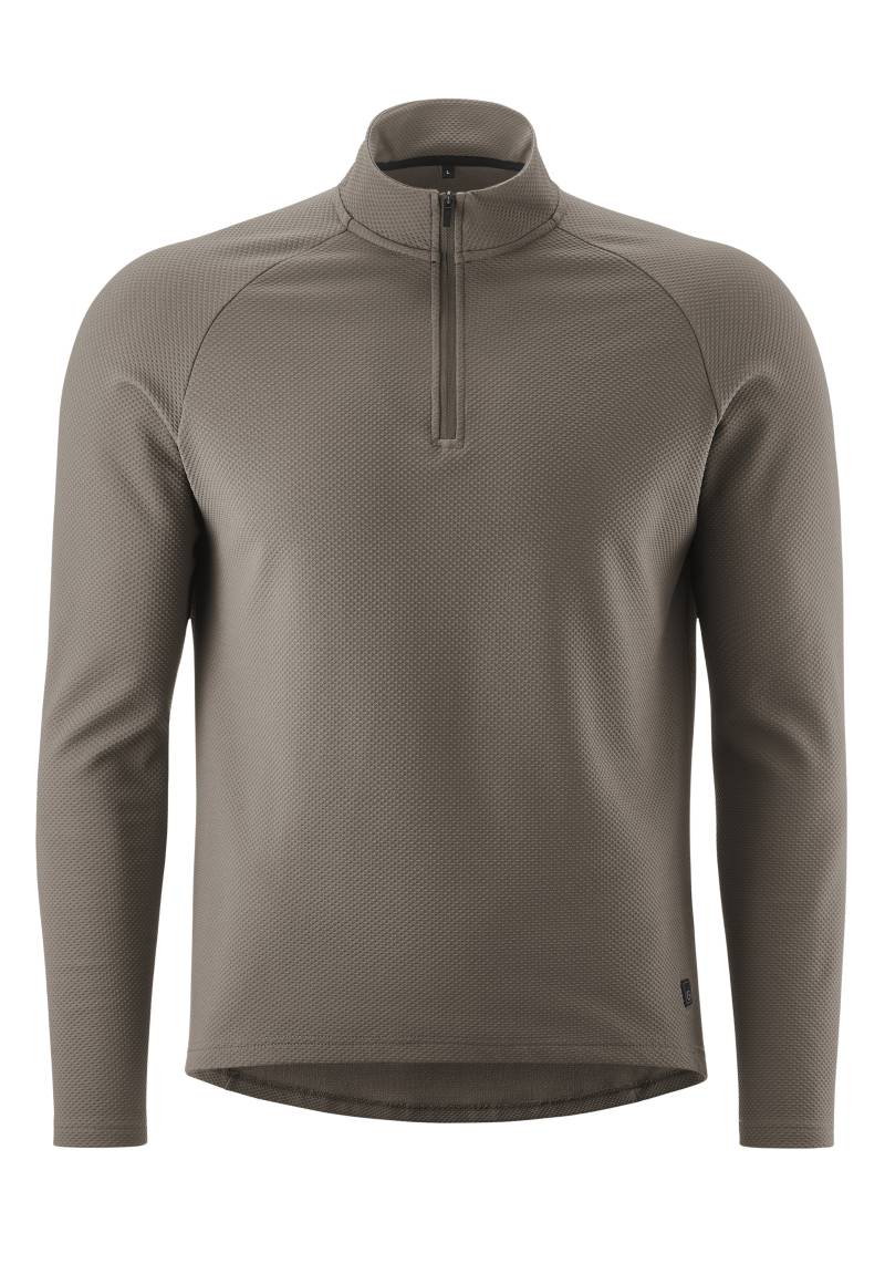 Gonso Radtrikot "Essential Jersey Longsleeve Therm M" Herren Radtrikot half-zip, langarm Trikot, Semi Fit von Gonso