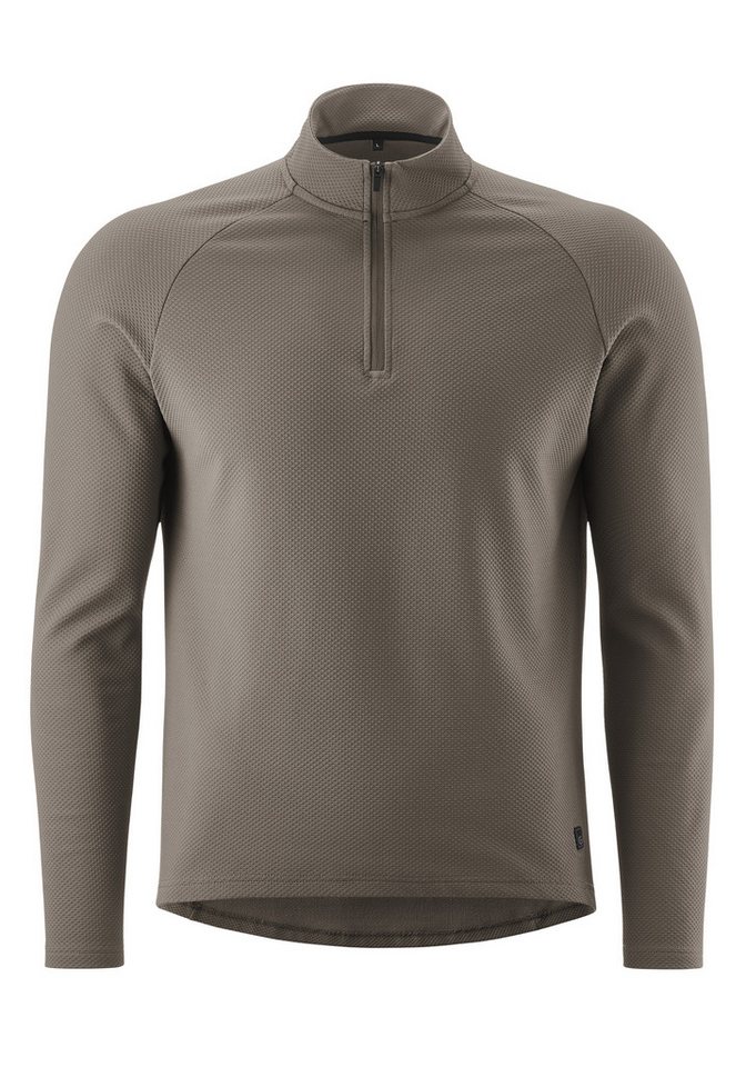 Gonso Radtrikot Essential Jersey Longsleeve Therm M Herren Radtrikot half-zip, langarm Trikot, Semi Fit von Gonso