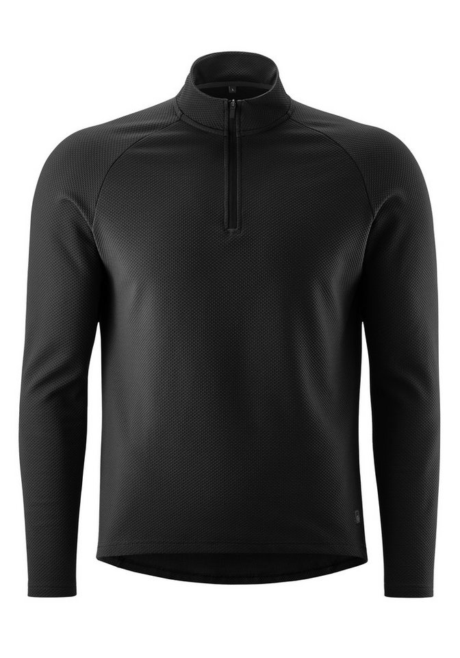 Gonso Radtrikot Essential Jersey Longsleeve Therm M Herren Radtrikot half-zip, langarm Trikot, Semi Fit von Gonso