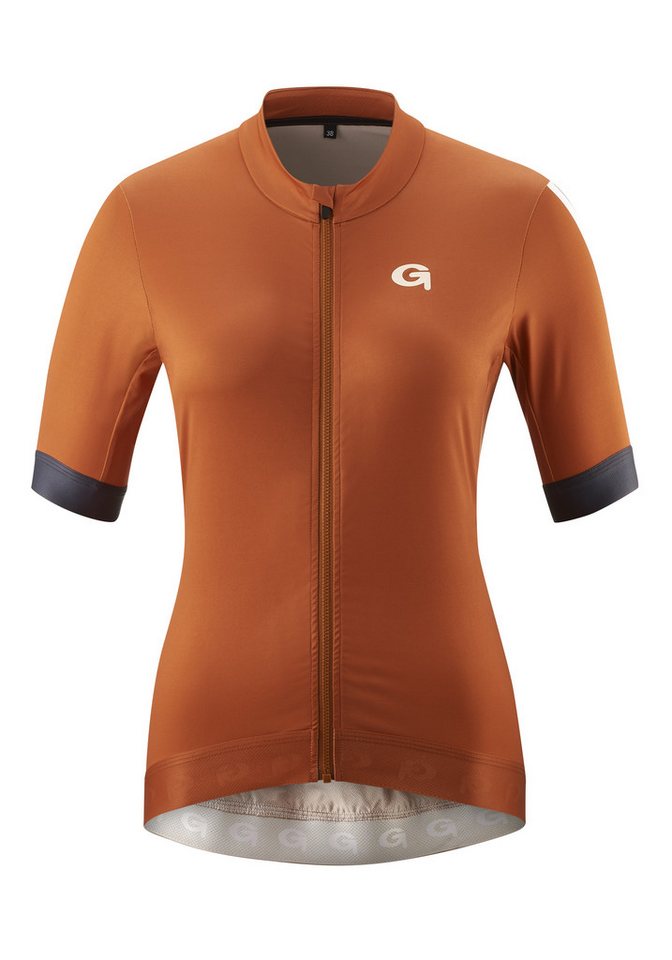 Gonso Radtrikot PIANA Damen Radshirt kurzarm, atmungsaktives Fahrradtrikot mit Rückentasche von Gonso