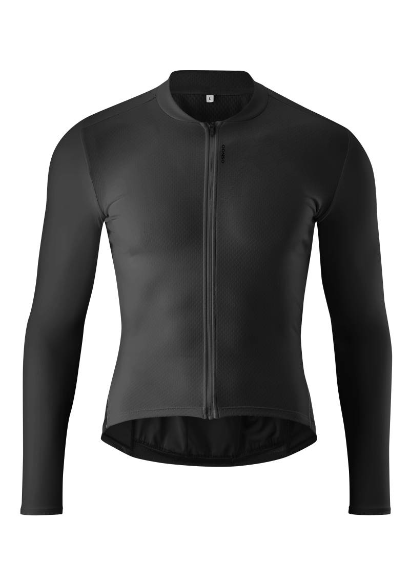 Gonso Radtrikot "SITIVO Jersey Longsleeve M", Herren Fahrradtrikot langarm, Full-Zip Trikot, Tight Fit von Gonso