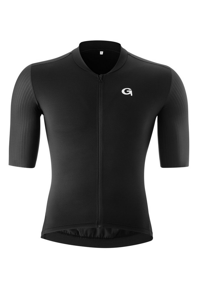 Gonso Radtrikot SITIVO TRIKOT M Herren Radshirt kurzarm, atmungsaktives Fahrradtrikot mit Rückentasche von Gonso