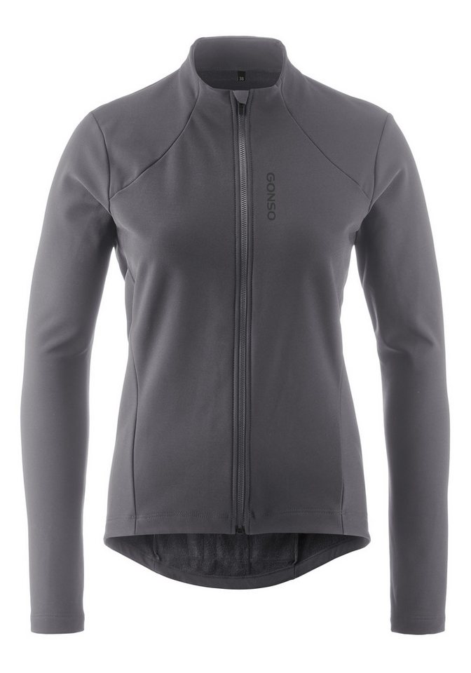 Gonso Radtrikot SITIVO TRIKOT THERM W Damen Fahrradtrikot langarm, isolierendes Full-Zip Trikot, Tight Fit von Gonso