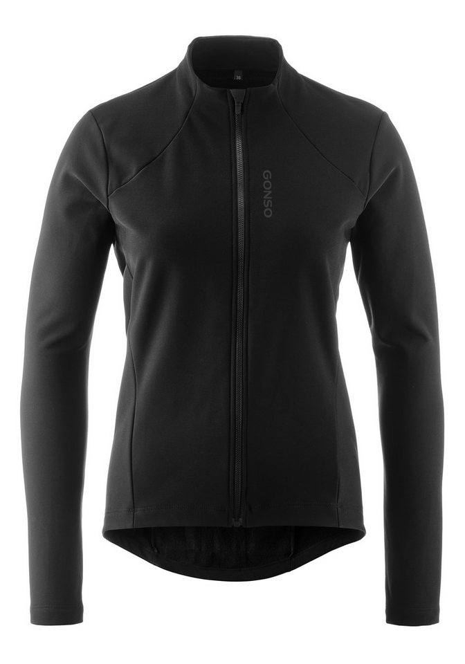 Gonso Radtrikot SITIVO TRIKOT THERM W Damen Fahrradtrikot langarm, isolierendes Full-Zip Trikot, Tight Fit von Gonso