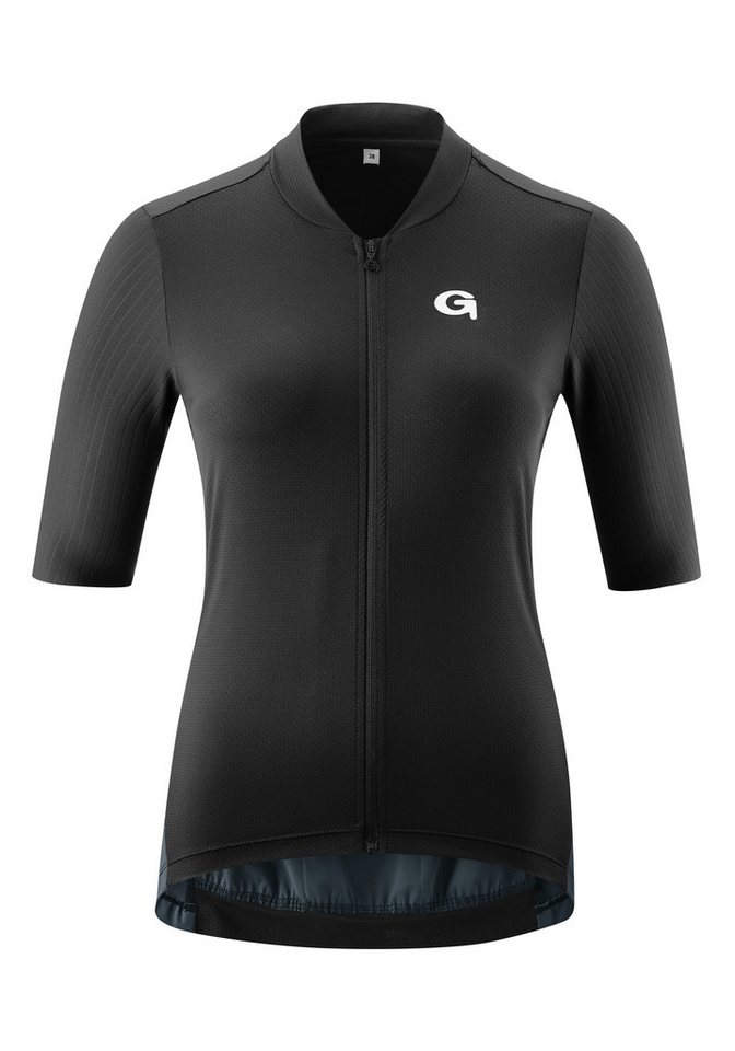 Gonso Radtrikot SITIVO TRIKOT W Damen Radshirt kurzarm, atmungsaktives Fahrradtrikot mit Rückentasche von Gonso