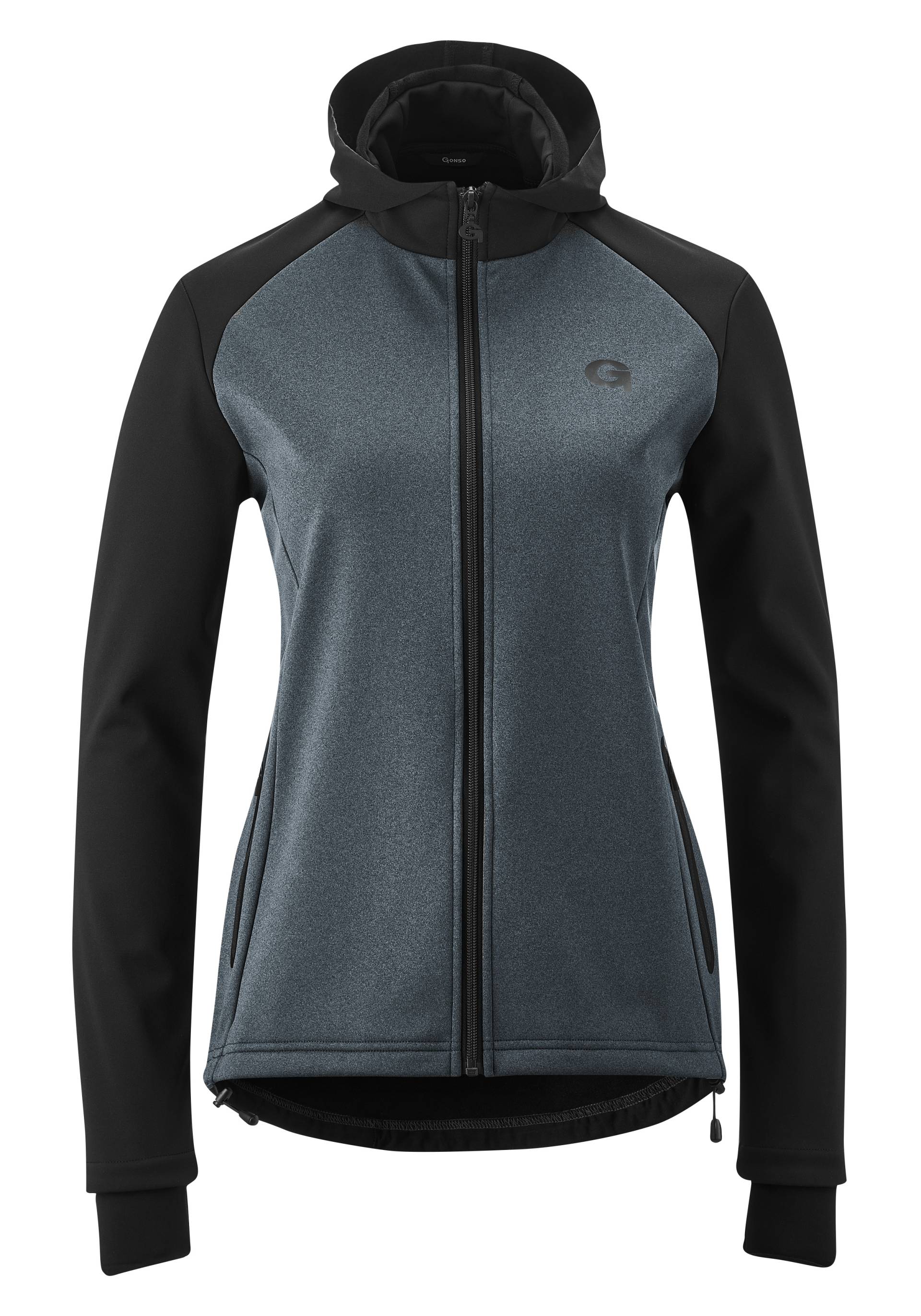 Gonso Radtrikot "TARAVO", Damen Softshell-Hoodie, Windjacke winddicht und atmungsaktiv von Gonso