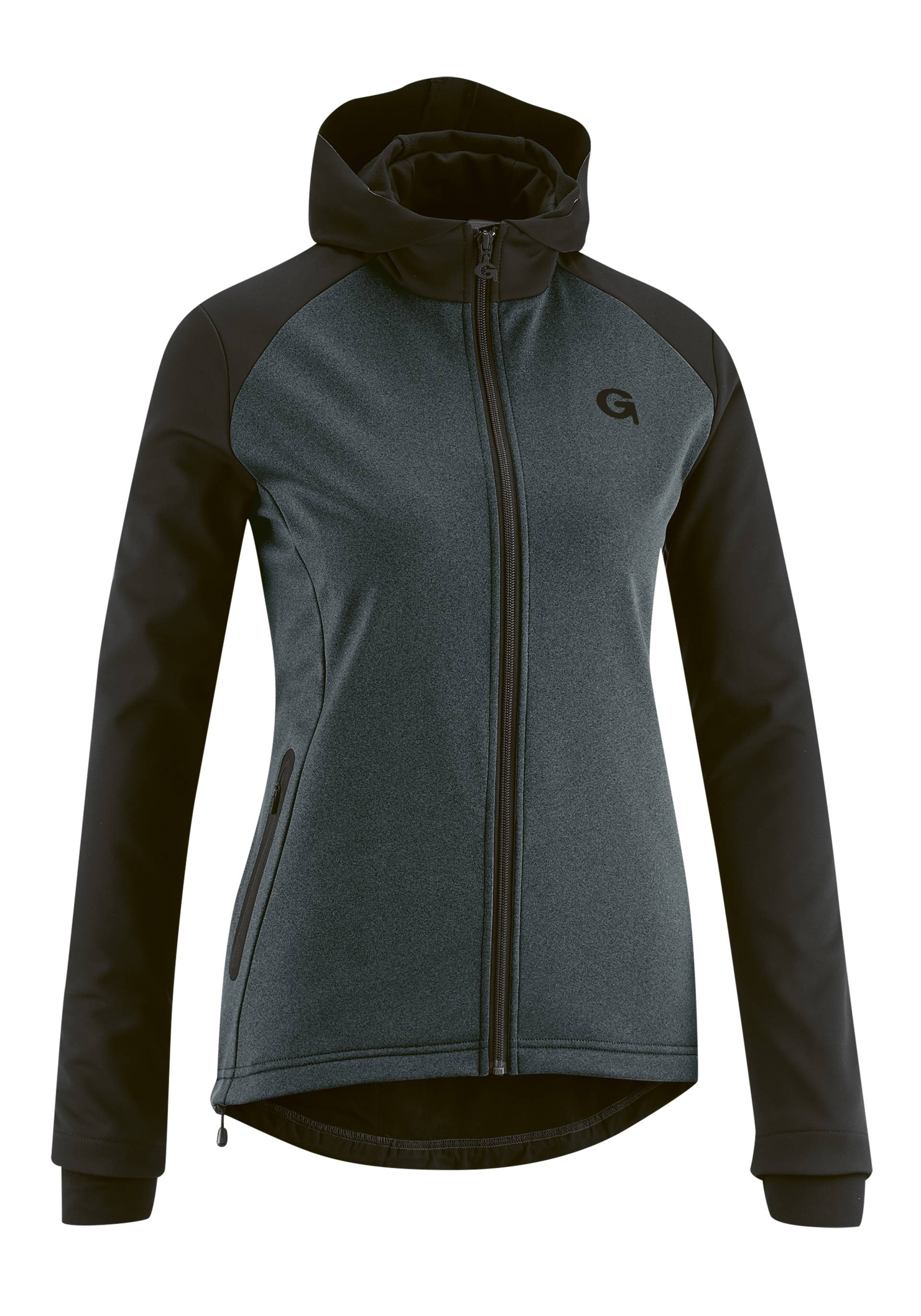 Gonso Radtrikot "TARAVO", Damen Softshell-Hoodie, Windjacke winddicht und atmungsaktiv von Gonso