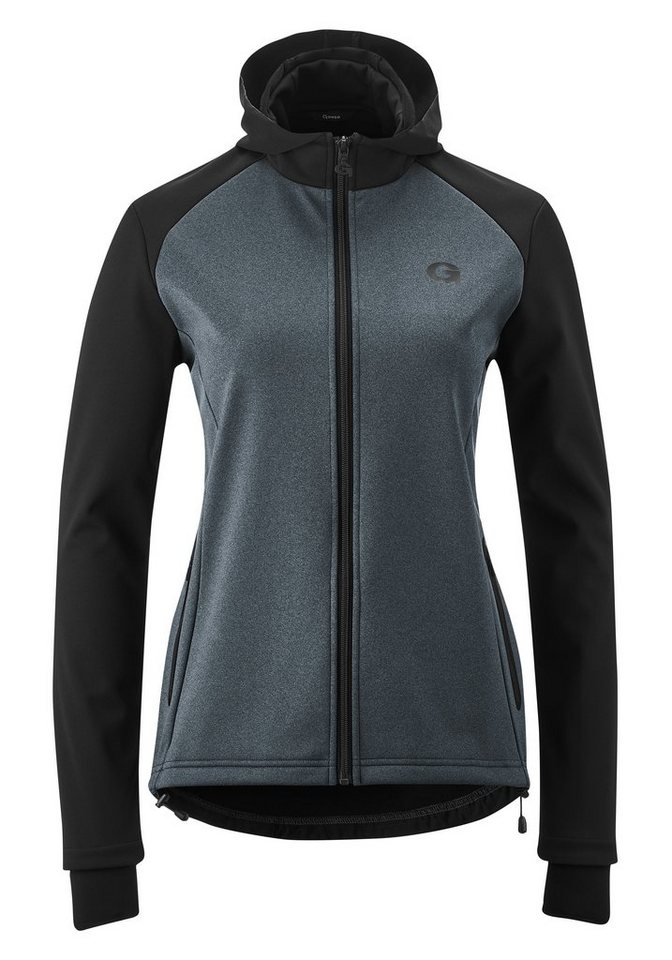 Gonso Radtrikot TARAVO Damen Softshell-Hoodie, Windjacke winddicht und atmungsaktiv von Gonso