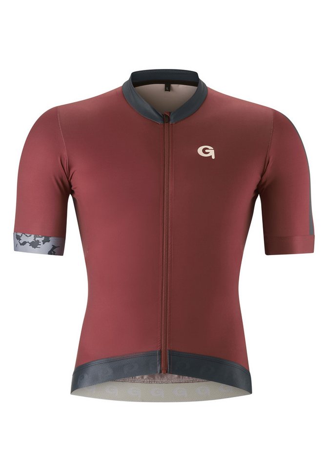 Gonso Radtrikot TORNALE Herren Radshirt kurzarm, atmungsaktives Fahrradtrikot mit Rückentasche von Gonso