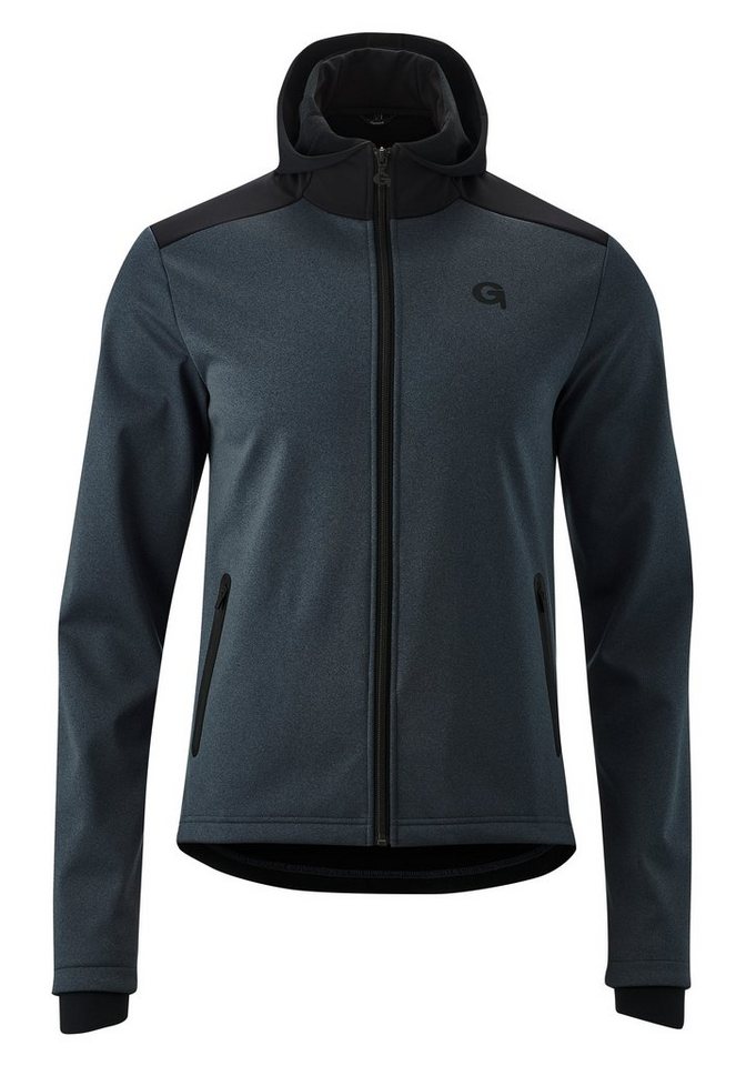 Gonso Radtrikot Travo Herren Softshell-Hoodie, Windjacke winddicht und atmungsaktiv von Gonso