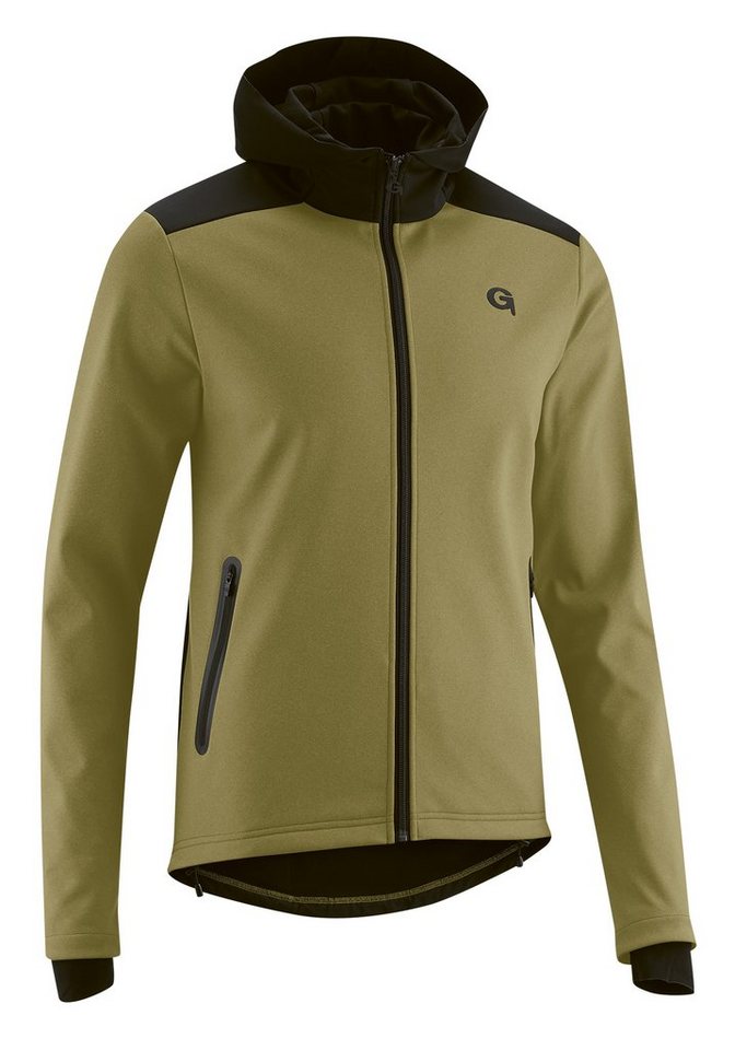 Gonso Radtrikot Travo Herren Softshell-Hoodie, Windjacke winddicht und atmungsaktiv von Gonso