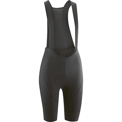 Gonso W Sqlab Go U Schwarz - Ergonomische komfortable Damen Träger-Radunterhose, Größe 34 - Farbe Black von Gonso