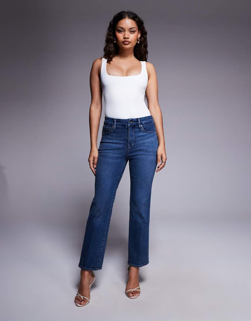Good American - Good Petite - Straight Jeans in Blau Good American - Good Petite - Straight Jeans in Blau von Good American Petite