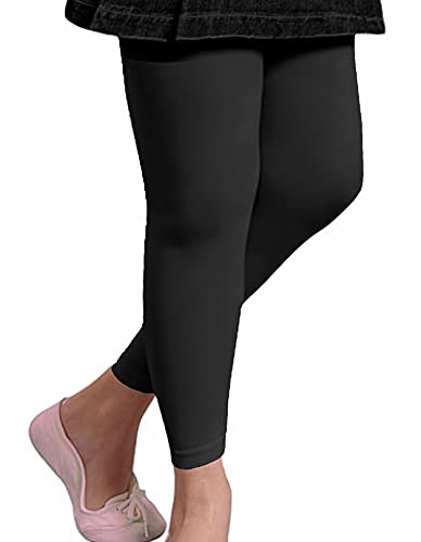 2 Stück Kinder Thermo Leggings 9-025/1 SCHWARZ Gr. 110/116 leggings vollfrottee dicke kinder-leggings leggings blau rot violett schwarz brombeere leggings blaue rot lila schwarze dunkelblaue von Good Deal Market