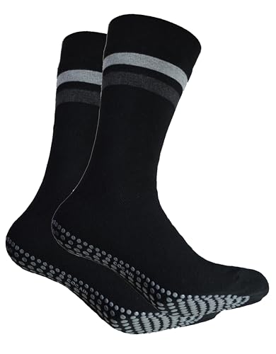 2 Paar Warme Anti-Rutsch-Socken für Damen und Herren ABS in blau schwarz anthrazit 2 Paar Warme Anti-Rutsch-Socken für Damen und Herren ABS in blau schwarz anthrazit von Cocain underwear
