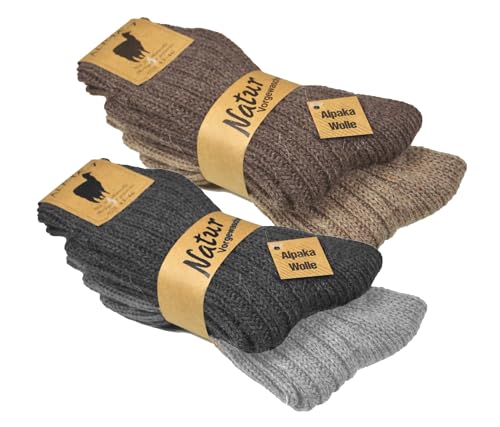 4er Pack Alpaka Socken Gr. 39/42, warme wintersocken damen alpaka damen gestrickte damen gestrickte socken männer socken alpaka socken alpaka-socken Größe 35/38 39/42 43/46 Grösse 35-38 39-42 43-46 von Good Deal Market