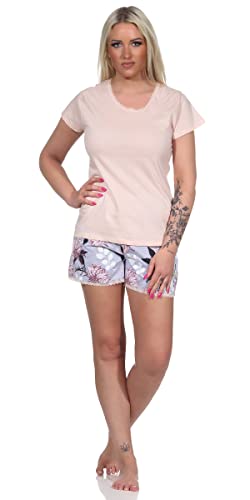 Good Deal Market Kurzer Damen-Pyjama sommerlicher Schlafanzug Grösse 36-38/S, Rosa von Good Deal Market