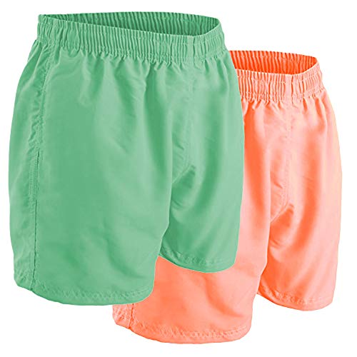 Good Deal Market Stylische Knaben Jungen Badeshorts mit Mesh Einsatz inneliegendem Zugband 2 Farben wählbar Gr. 116-164 Bermudashorts Strandshorts Shorts Badehose Martano (128, je Farbe 1x) von Good Deal Market