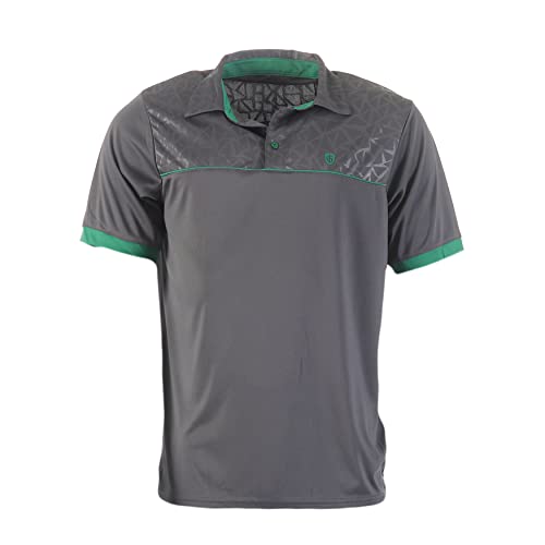 Hochwertiges Polo-Shirt Marke Gr. 54, 1656 - Charcoal - für Golf oder Freizeit; sportlicher Look atmungsaktives Funktionsmaterial; verschiedenen Modelle und Farben von Good Deal Market