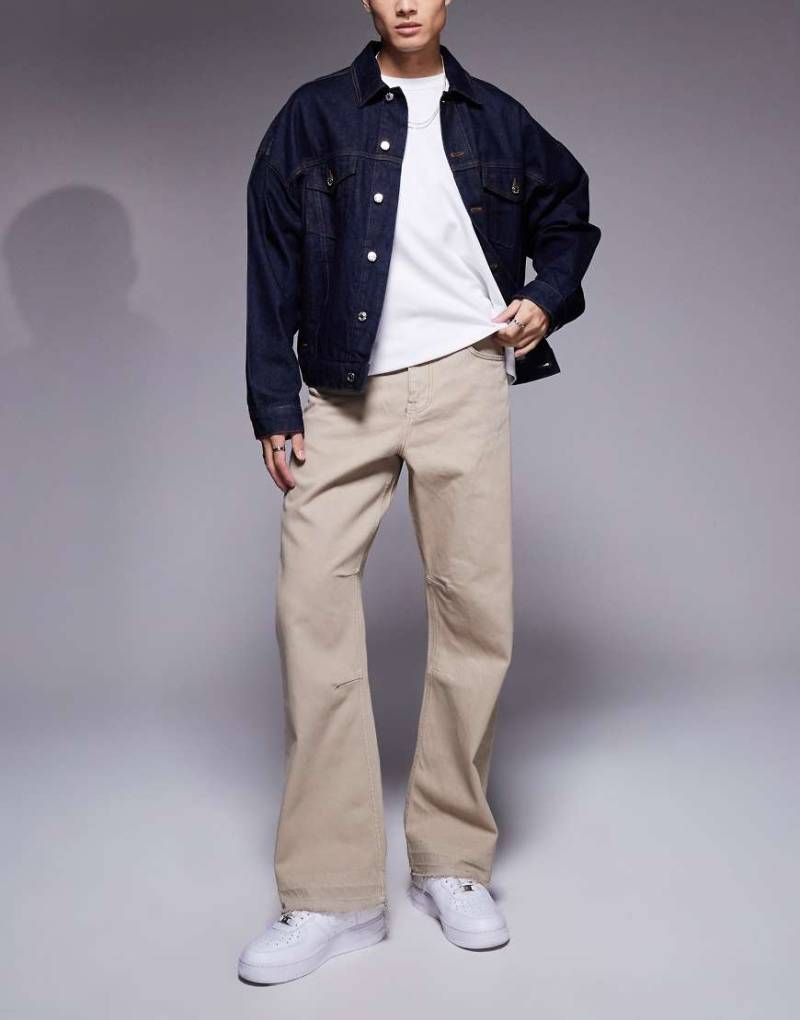 Good For Nothing - Jeans in Taupe mit unversäubertem Saum-Neutral von Good For Nothing