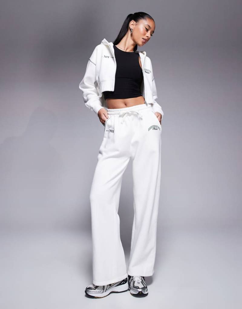 Good For Nothing - Jogginghose in Wollweiß mit Logo, Kombiteil von Good For Nothing