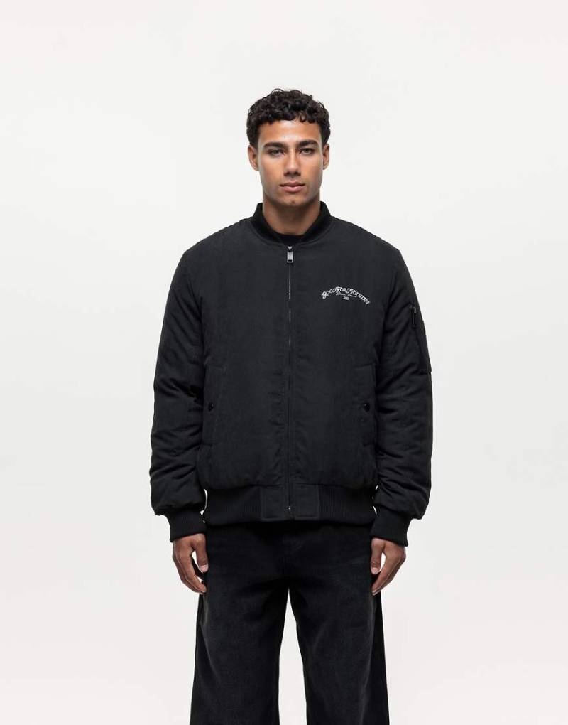 Good For Nothing - Oversize-Bomberjacke in Schwarz von Good For Nothing