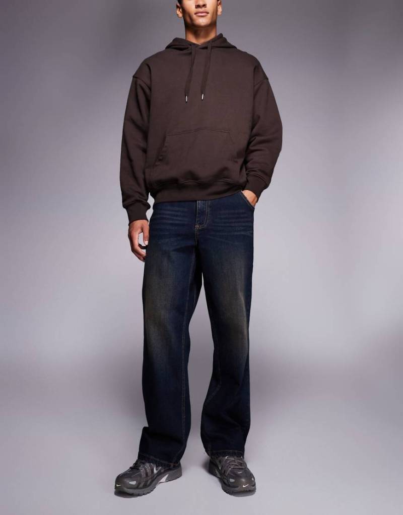 Good For Nothing - Weite Jeans in tiefblauer Waschung von Good For Nothing