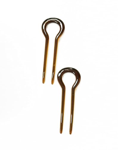 Good Hair Days Haarnadel mit Schlaufen, zum Basteln, Haarschmuck, Brautschmuck, Haarschmuck für besondere Anlässe, Haarschmuck, täglicher Haarschmuck, hergestellt in den USA (2 Haarnadeln, Muschel, von Good Hair Days