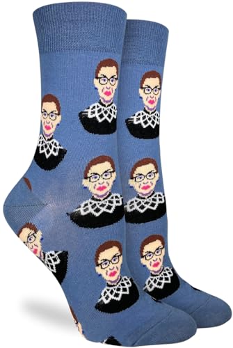 Damen Ruth Bader Ginsburg Socken Erwachsene, Ruth Bader Ginsburg Blau, Einheitsgröße von Good Luck Sock