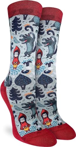 Good Luck Sock Damen Bücher & Literatur Socken Erwachsene, Rotkäppchen, Einheitsgröße von Good Luck Sock