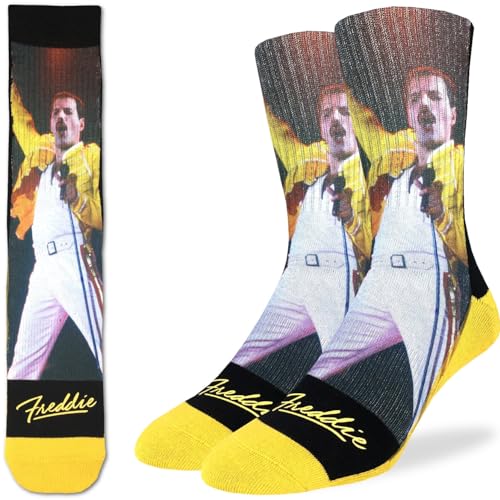 Good Luck Sock Herren Freddie Mercury Socken, Erwachsene, Freddie Mercury - Wembley, Einheitsgröße von Good Luck Sock