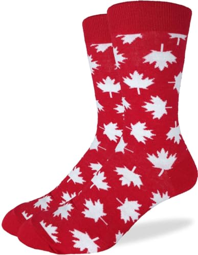 Good Luck Sock Herren Socken Canada Erwachsene, Kanada – Ahornblatt, Einheitsgröße von Good Luck Sock