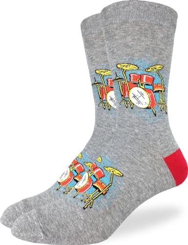 Good Luck Sock Herren Socken Musik Erwachsene, Musik – Schlagzeug, Einheitsgröße von Good Luck Sock