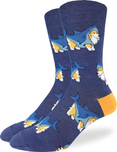 Good Luck Sock Herren., Hunde – Corgi Sharks, Einheitsgröße von Good Luck Sock