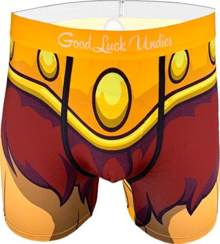 Good Luck Undies Herren Boxershorts Masters of the Universe Unterwäsche, Masters of the Universe, Furry, Large von Good Luck Sock