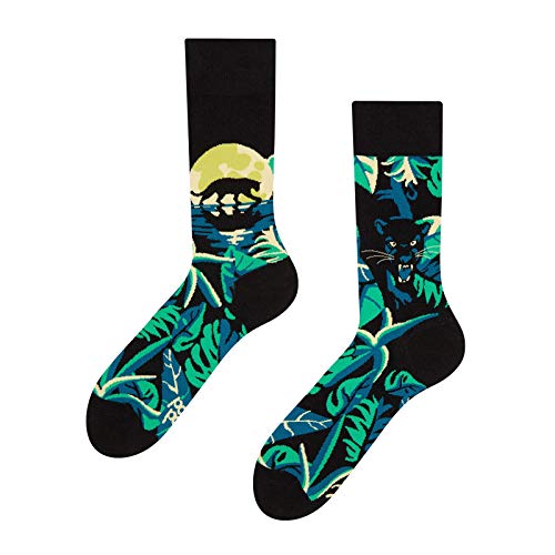 Good Mood Unisex Socken "Night Panther" UK6-8/EU39-42/US7-9 von Good Mood