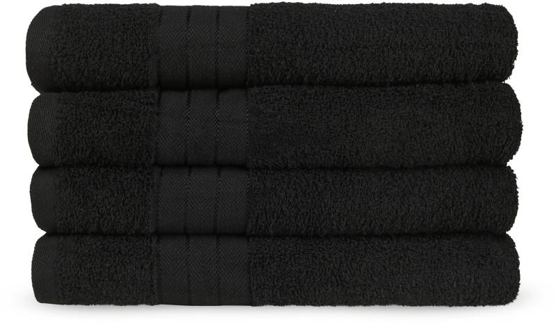 good morning Handtücher "Uni Good Morning" Baumwolle, Walkfrottee, Bordüre, 500 GSM, Einfarbig, ohne Aufhängung von Good Morning