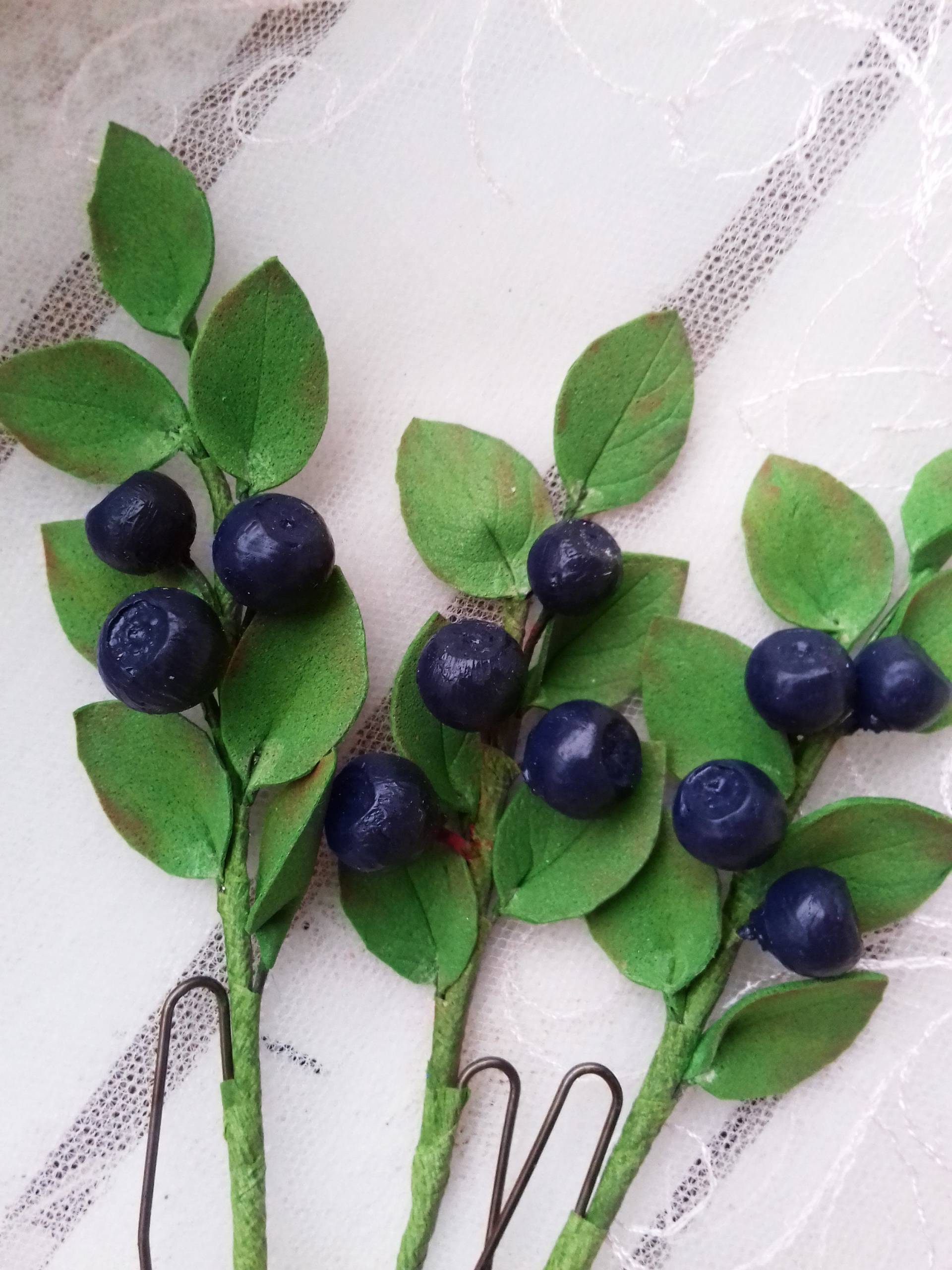 Blaubeere Haarnadel Marineblaue Braut Beere Haarteil Blaue Kopfschmuck Blaubeere Haarnadel Marineblaue Braut Beere Haarteil Blaue Kopfschmuck von GoodAngelFlower