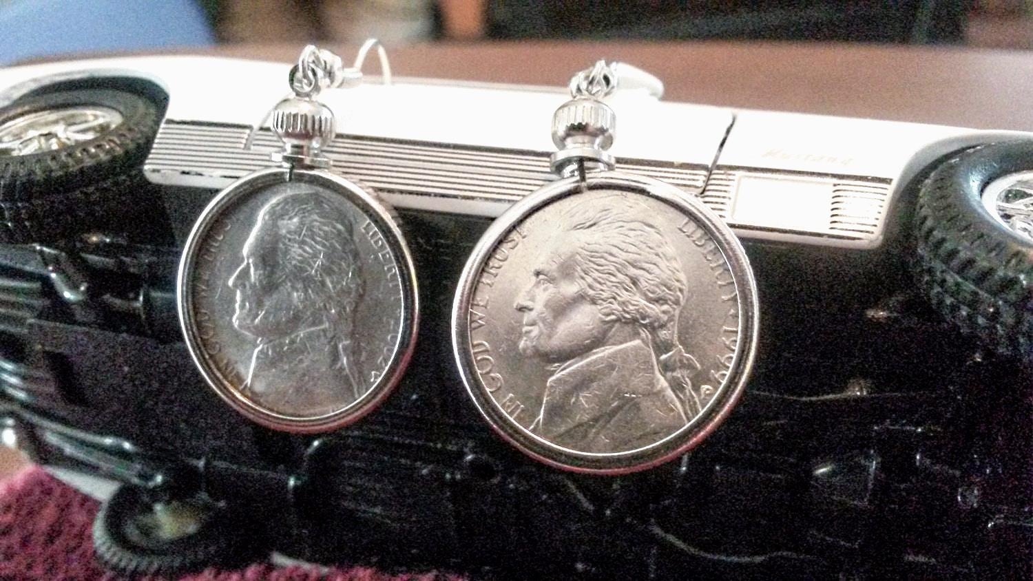 Nickel Bezeled Ohrring Gutes Geschenk von GoodCentsJewelry