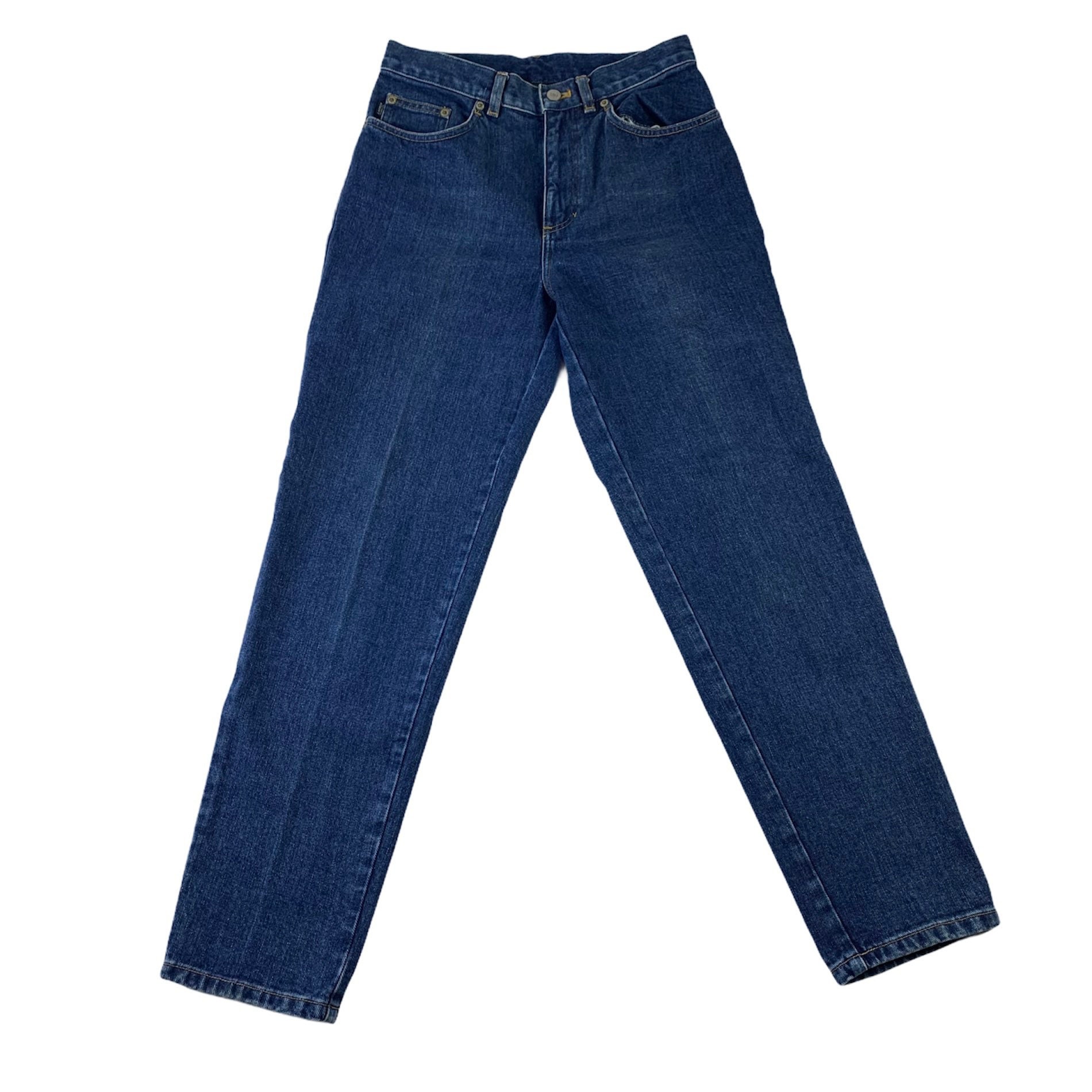 Ralph Lauren , 90Er Mom Jeans Straight Leg High Rise Dark Wash Damen Größe 6 Petite 28 Zoll Taille von GoodGoodsStoreUSA