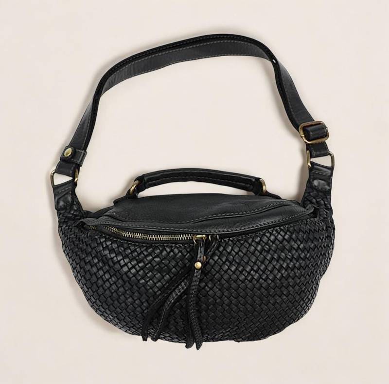 Geflochtene Tasche, Tasche Geflochten, Bauchtasche Leder, Bauchtasche Damen, Crossbody Bag, Umhängetasche Weiche Ledertasche von GoodLeather4You