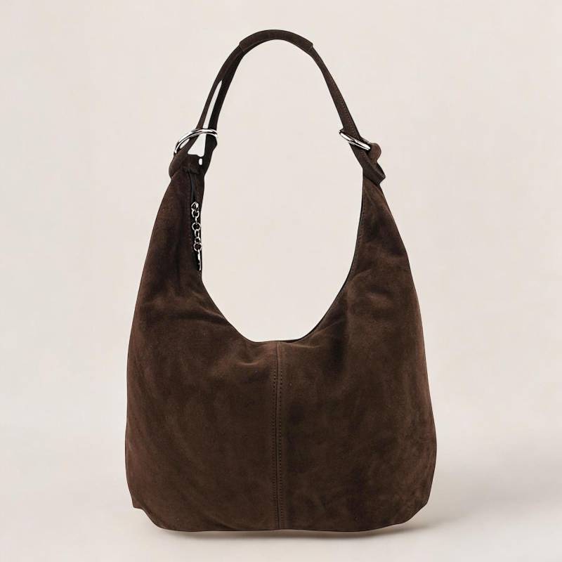 Wildleder Schultertasche, Handtasche Aus Wildleder, Wildledertasche, Shopper, Wildleder Tasche, Hobo Bag, Tote Slouchy Bag, Einkaufstasche von GoodLeather4You