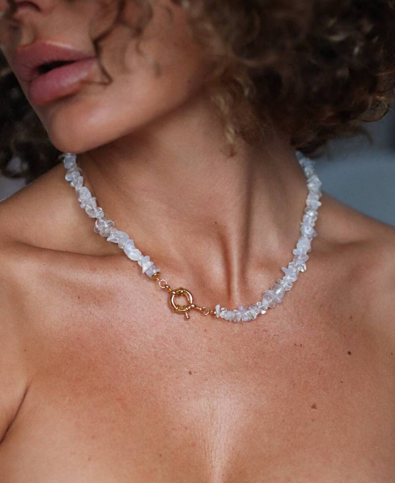 Goodloverz Nature Collection Crystal Opal Quarz Kette Goodloverz Nature Collection Crystal Opal Quarz Kette von GoodLoverz