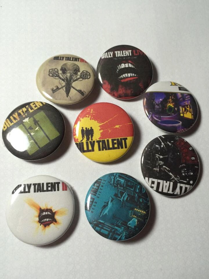 Billy Talent [Alle Alben] - 1, 25" Buttons von GoodLuckSweetCookie