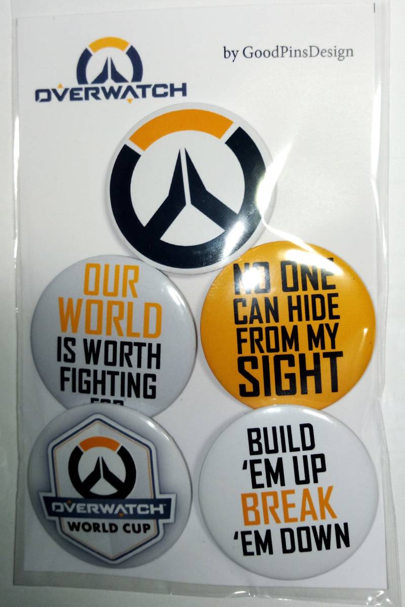 Overwatch Pin Set, Kühlschrankmagnete, Pins, Anstecker von GoodPinsDesign