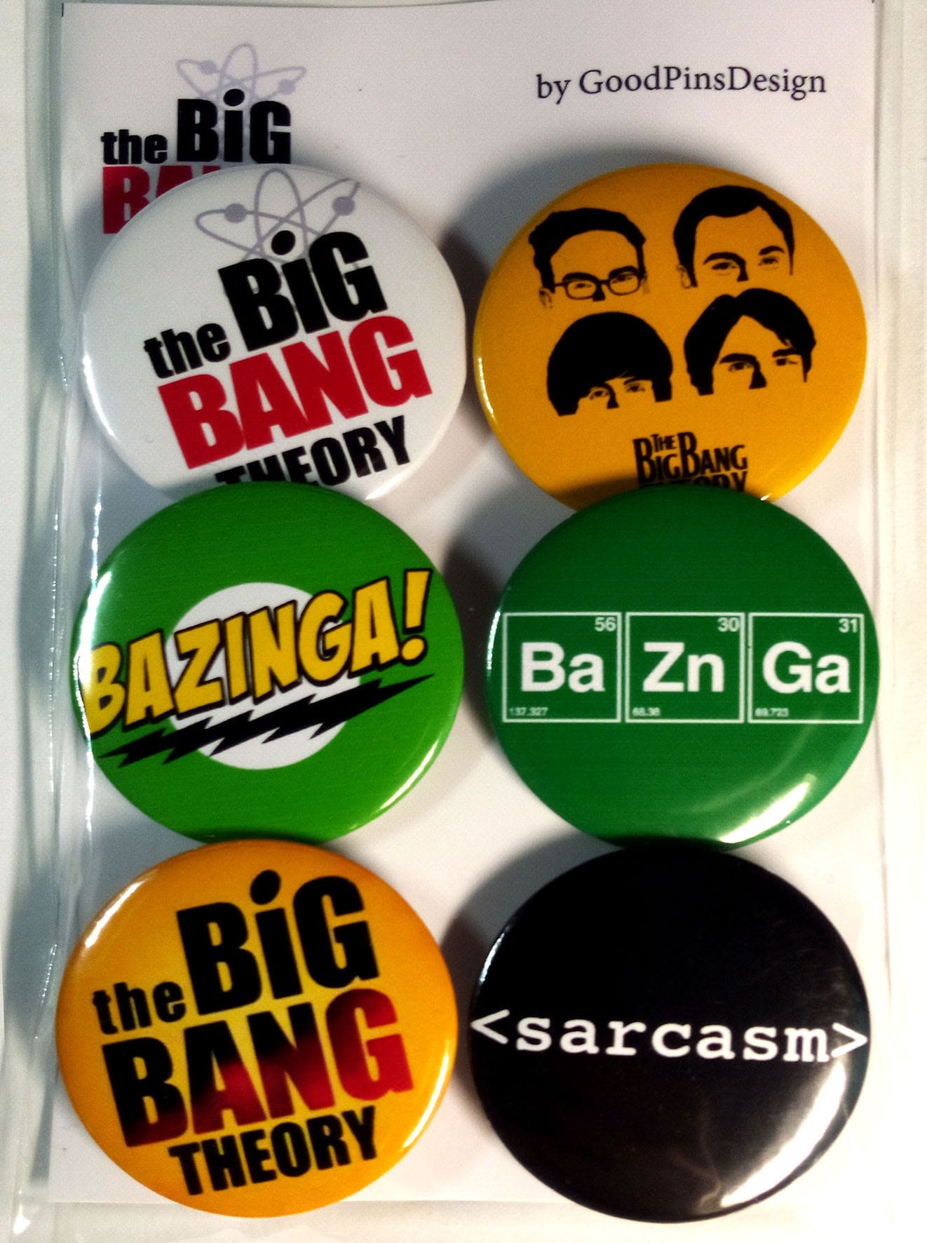 The Big Bang Theory Pins, Kühlschrankmagnete, Tbbt Anstecker, Pinback Buttons The Big Bang Theory Pins, Kühlschrankmagnete, Tbbt Anstecker, Pinback Buttons von GoodPinsDesign