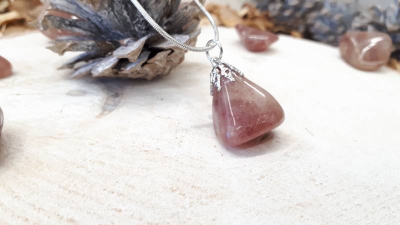 Roter Aventurin Anhänger | Halskette Edelstein Zierlicher Kristallschmuck - Aventurin-stein Aventurin-Schmuck Für Frauen von GoodVibesGiftShop