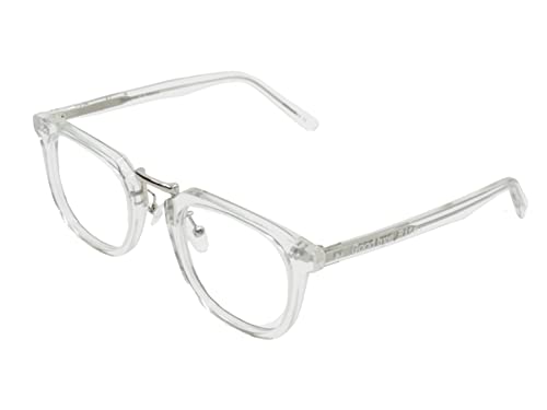 Goodbye, Rita. - Brille ohne Stärke für Herren und Damen - Robert Clear Gestell - Aus Acetat - Bildschirmbrille - Leicht, Flexibel und Widerstandsfähig - Transparentes Finish - 145 x 47 mm Goodbye, Rita. - Brille ohne Stärke für Herren und Damen - Robert Clear Gestell - Aus Acetat - Bildschirmbrille - Leicht, Flexibel und Widerstandsfähig - Transparentes Finish - 145 x 47 mm von Goodbye, Rita.